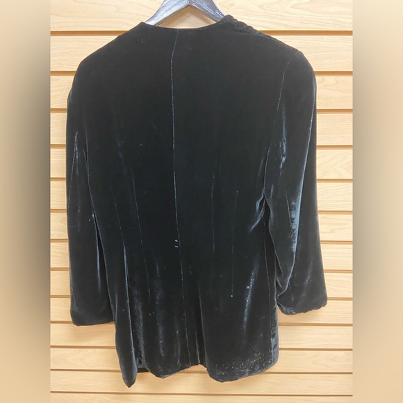 CHRISTIAN DIOR WOMEN RICH VELOUR LOOKING BLAZER SIZE 10 - Picture 2 of 5